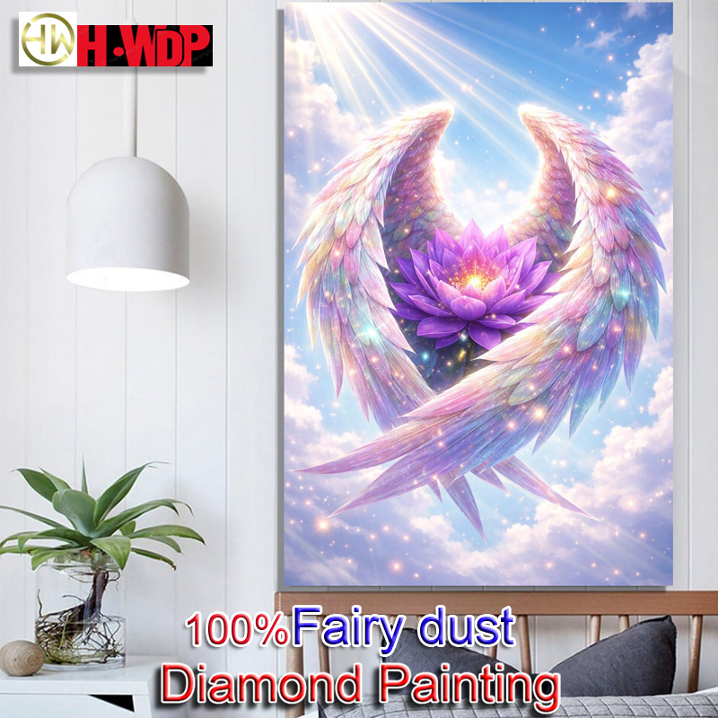 Resin Art Wallpaper - 100% Fairy Dust Diamond Painting Kits