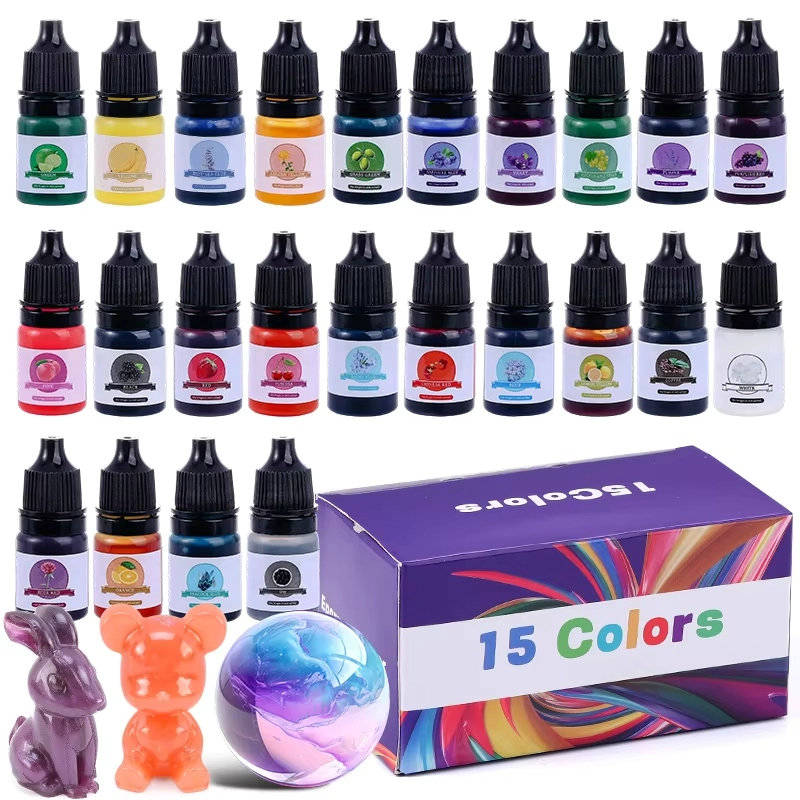 Resin Art Liquid - Epoxy Resin Color Pigment 24 Vivid