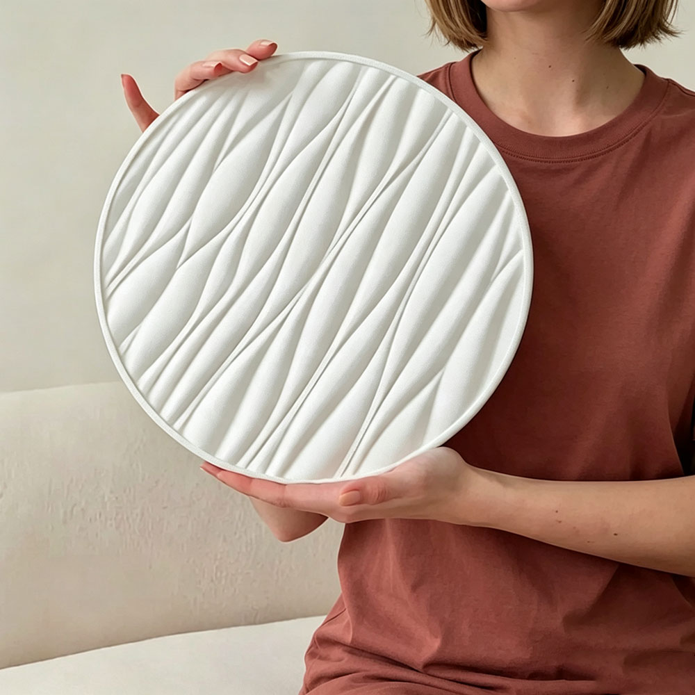 Resin Art Liquid - Large Round Tray Silicone Mold Wave