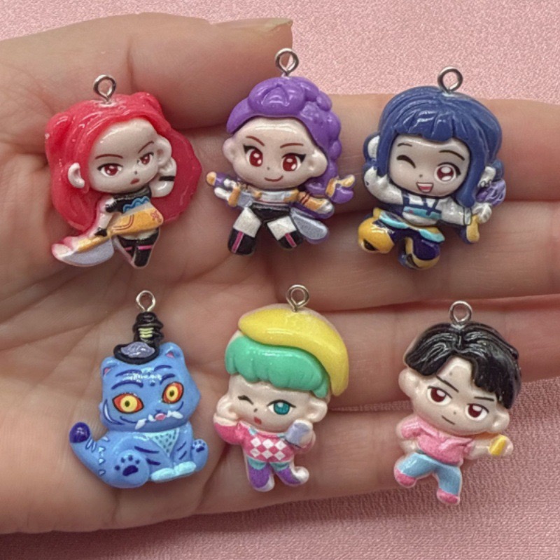 Resin Art For Sale - 10pcs resin cartoon pendant, DIY jewelry