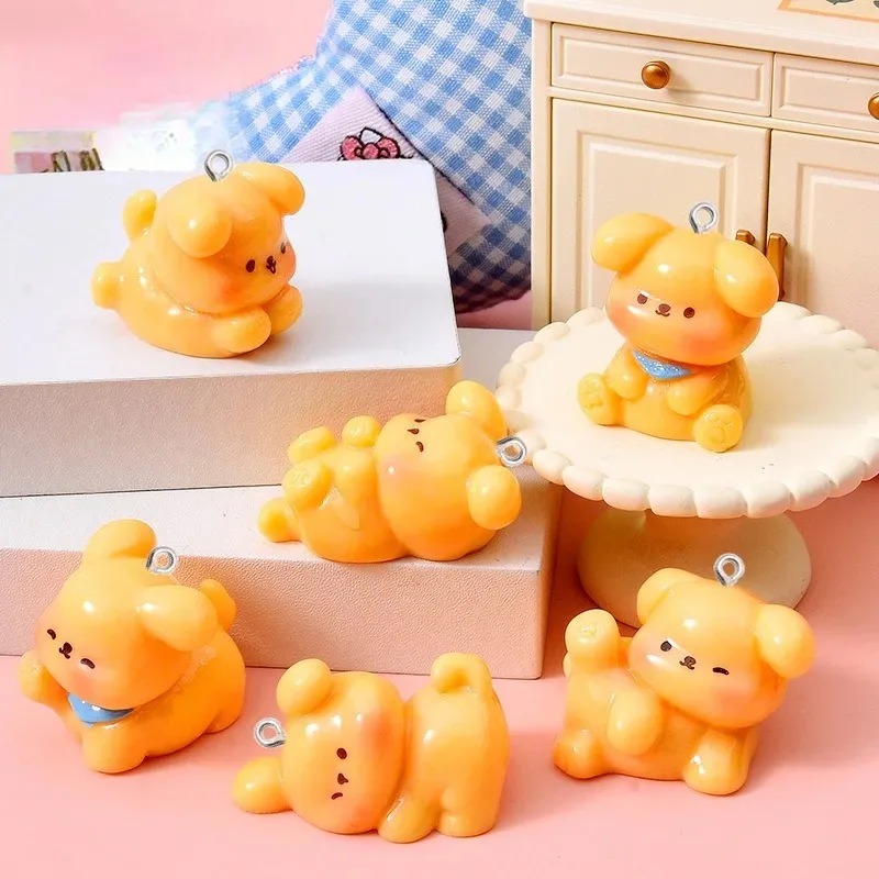 Resin Art For Sale - 10Pcs Cute Cartoon Dog Acrylic Resin