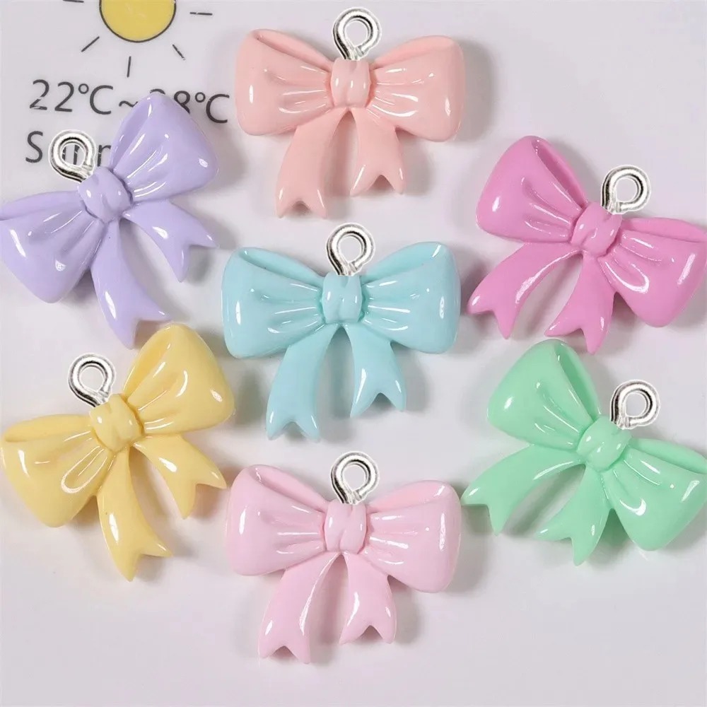 10 Pieces Candy Color Bow Resi - Resin Art Diy recension och pris