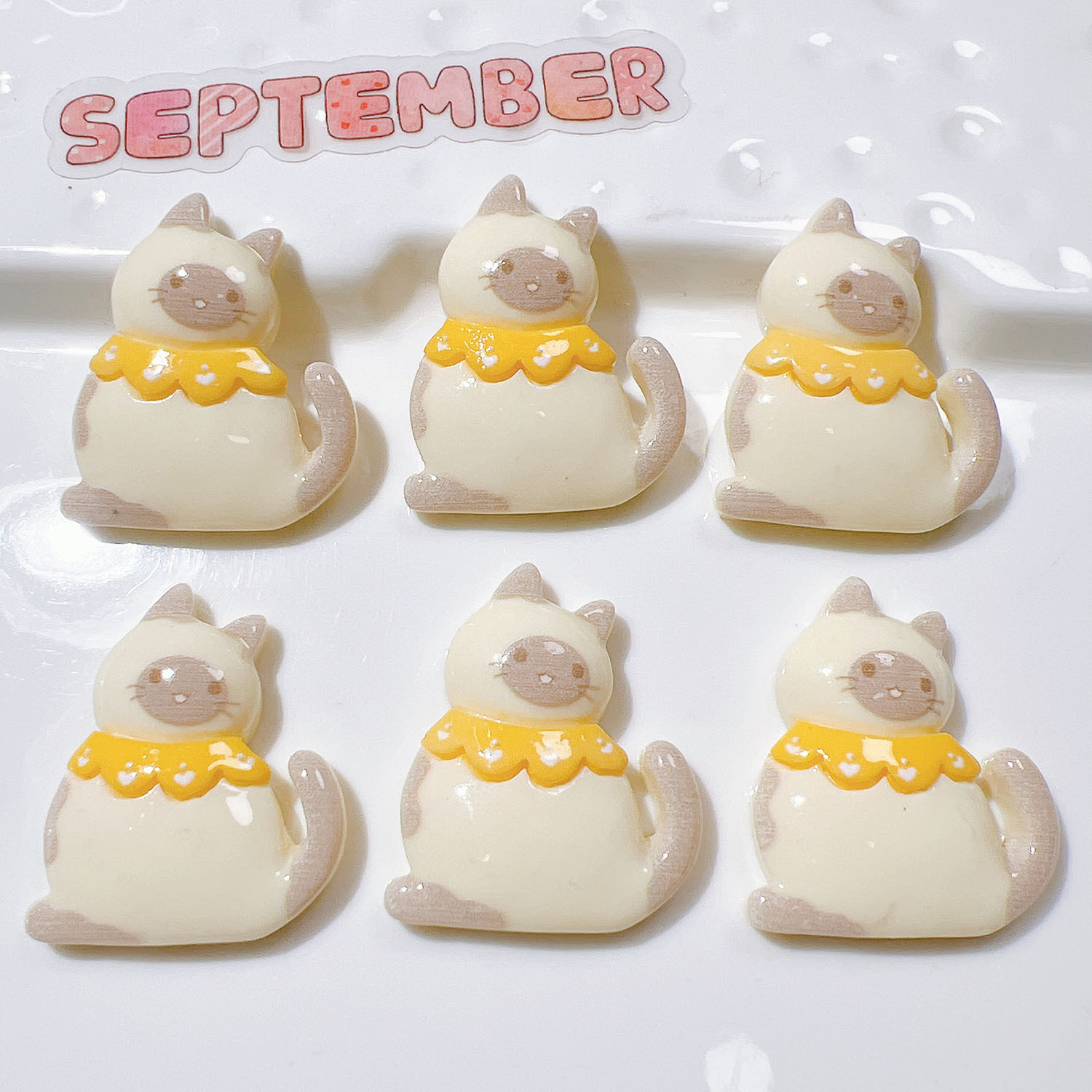 10/20Pcs Cute Bowknot Cat Flat - Resin Art Earrings Material recension och pris