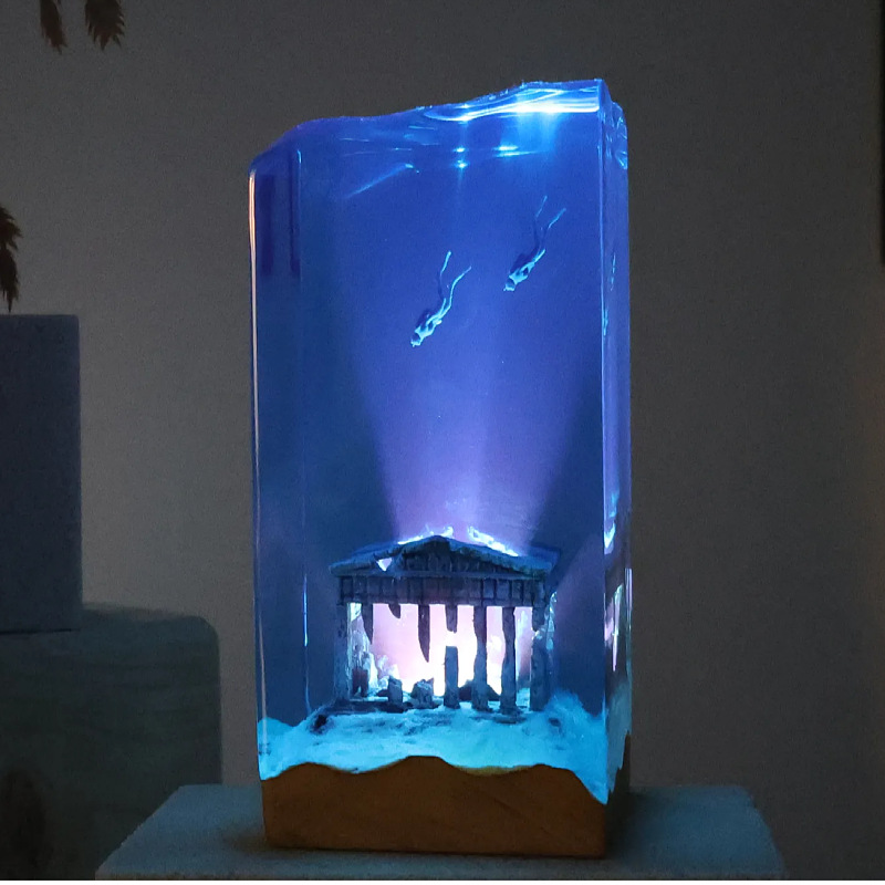 NEW Marine Art Home Decoration - Resin Art Table Top recension och pris