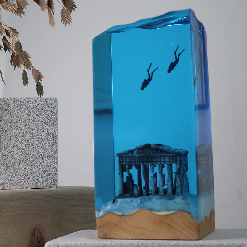 NEW Marine Art Home Decoration - Resin Art Table Top recension och pris