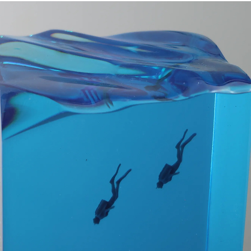 NEW Marine Art Home Decoration - Resin Art Table Top recension och pris