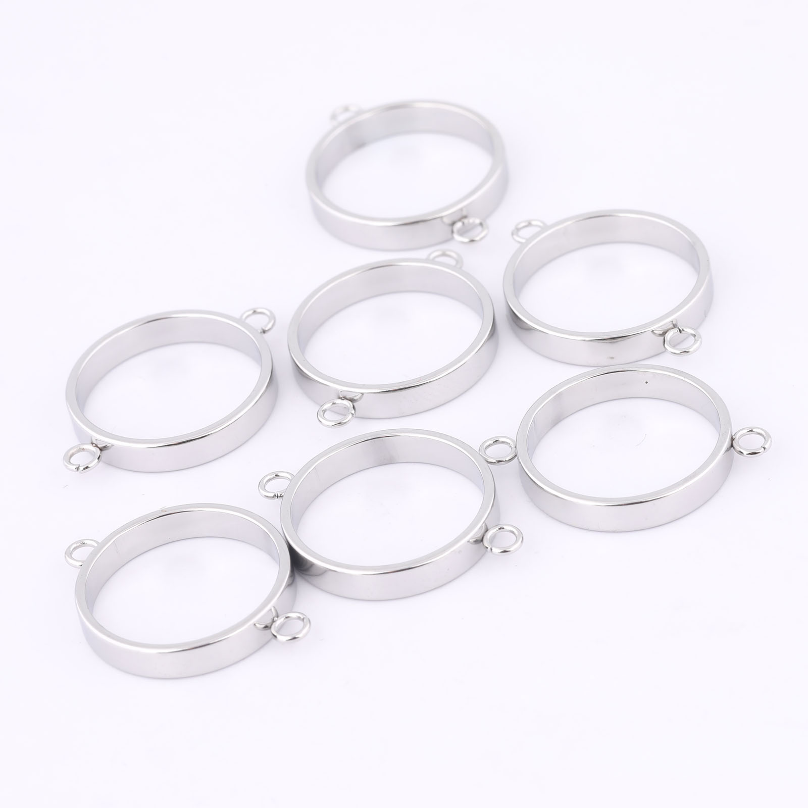 10pcs Stainless Steel 14mm Ope - Resin Art For Sale recension och pris