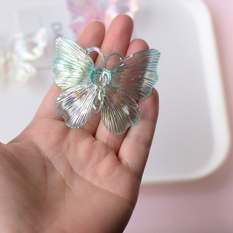 WFFNNKC 10Pcs Transparent Butt - Resin Art Earrings Material recension och pris