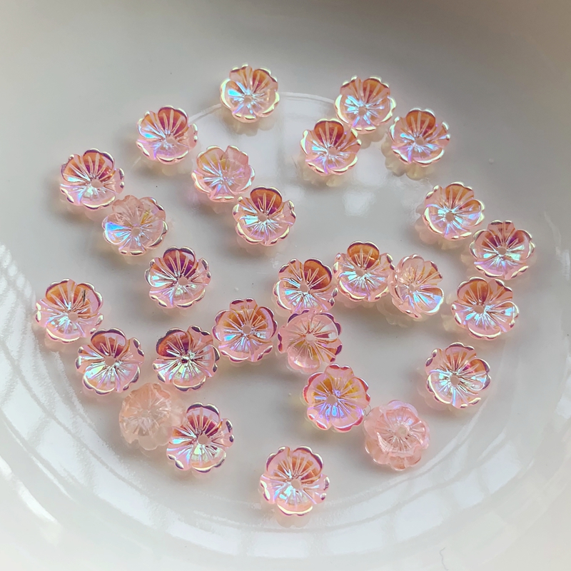 Flowers 8mm Earrings jewelry a - Resin Art Earrings Design recension och pris