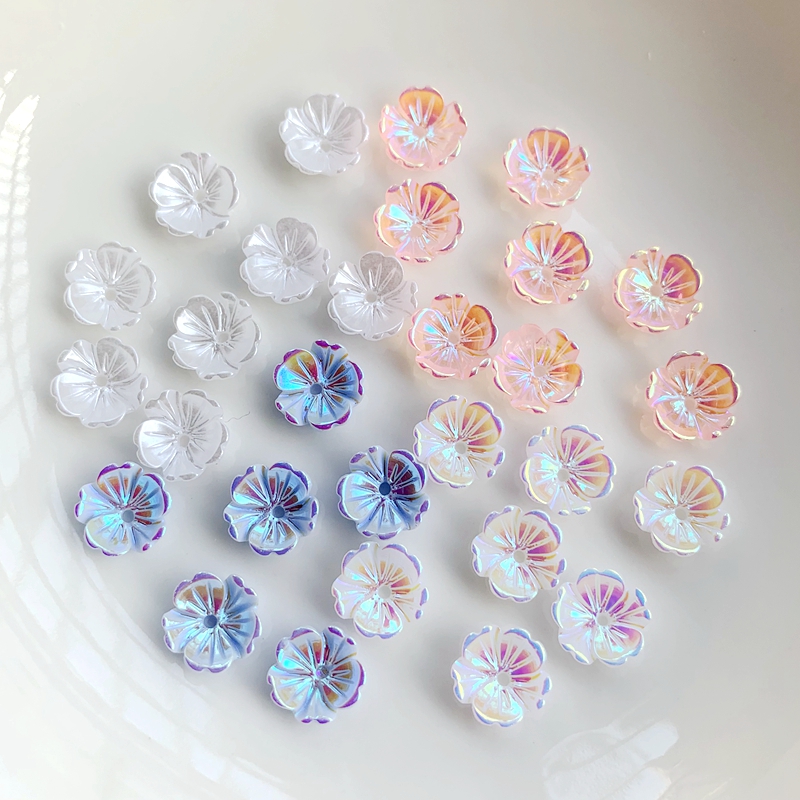 Flowers 8mm Earrings jewelry a - Resin Art Earrings Design recension och pris