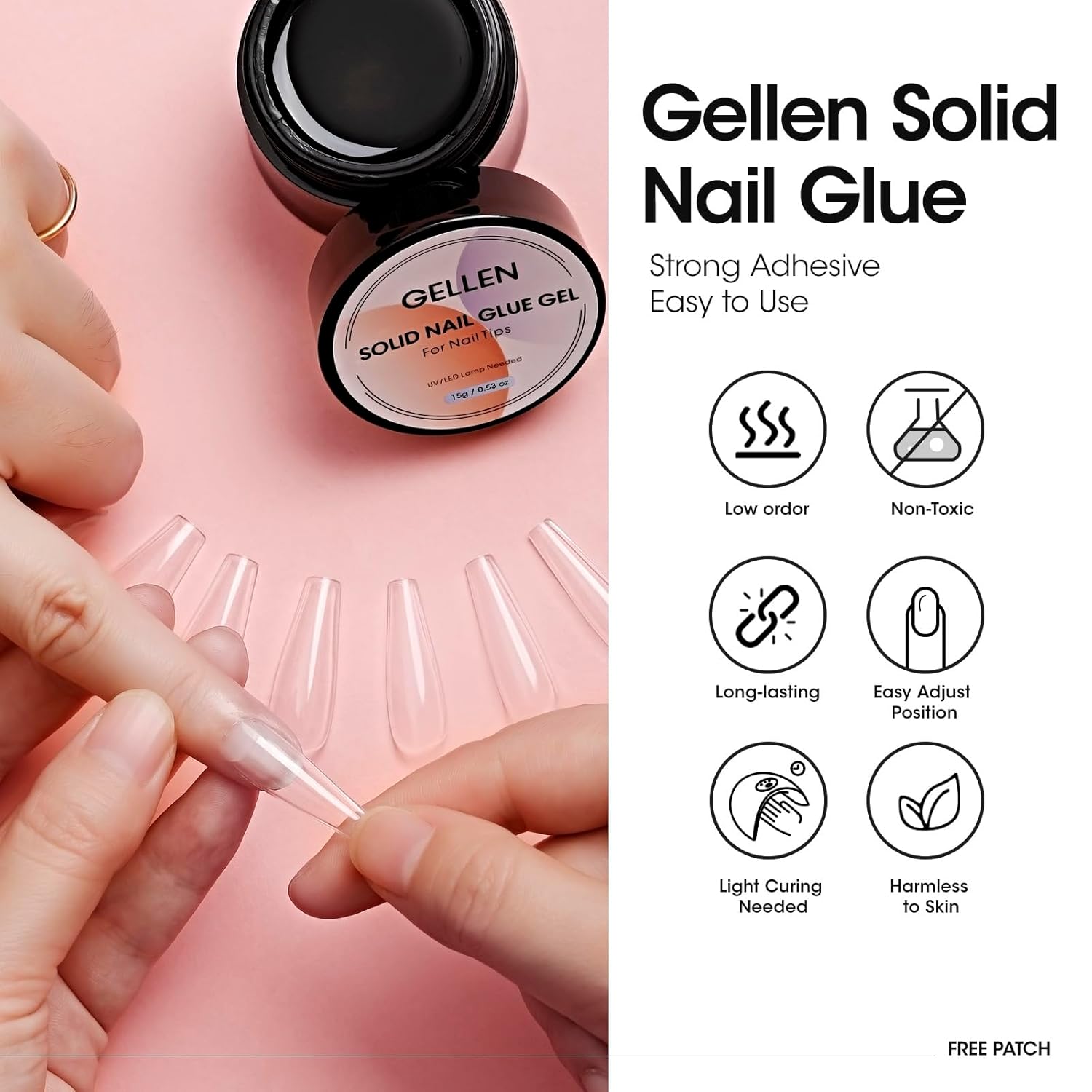 GELLEN Nail Solid Glue Builder - Resin Art Gel recension och pris