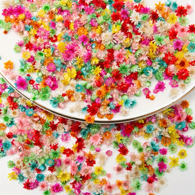 Classic artificial Flower Mix  - Resin Art Earrings Design recension och pris