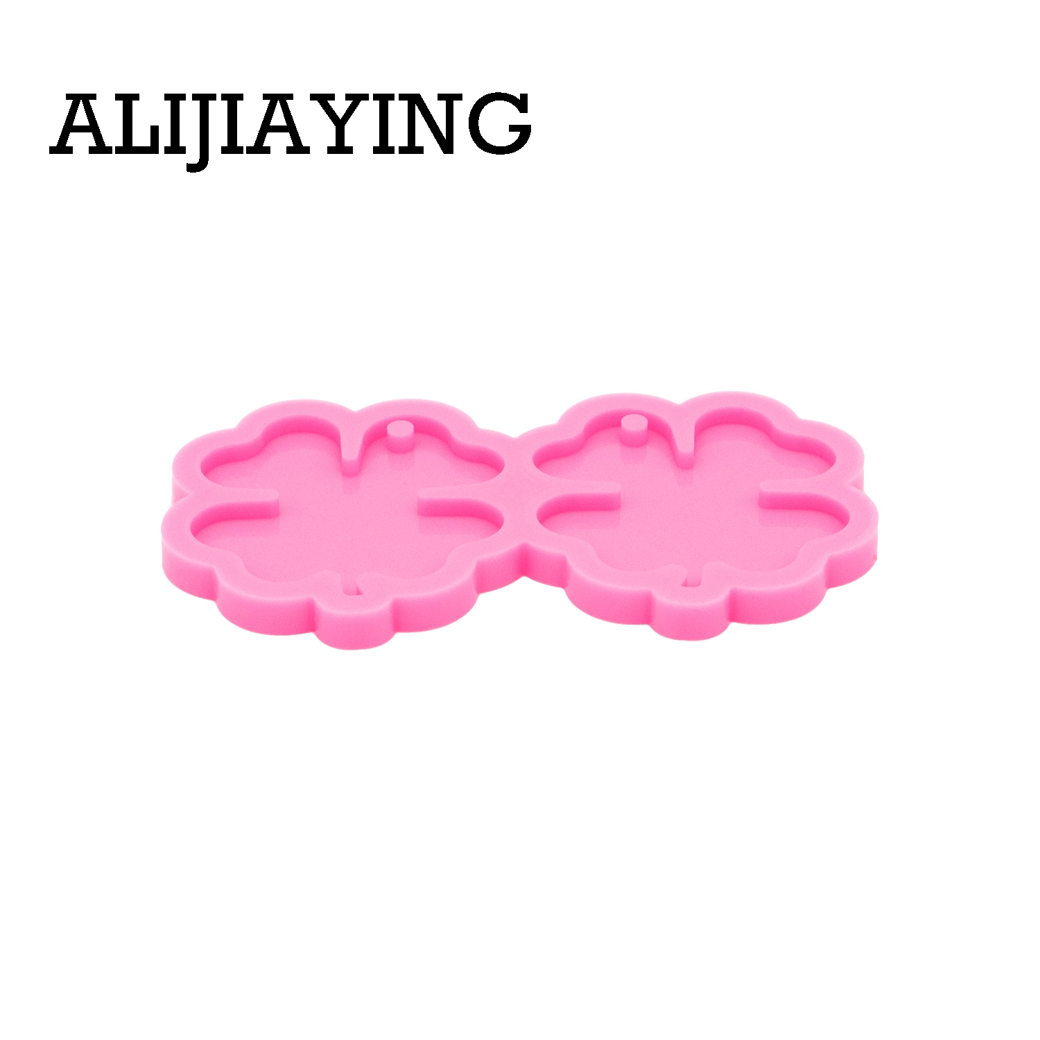 DY0549 Smooth Art Design Palm  - Resin Art Earrings Design recension och pris