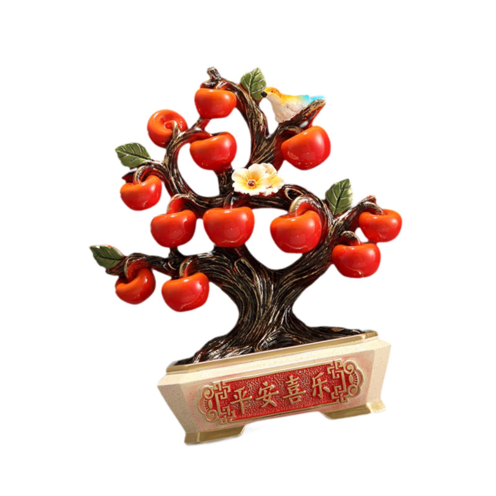 Apple Tree Statue Tabletop Orn - Resin Art Table Top recension och pris