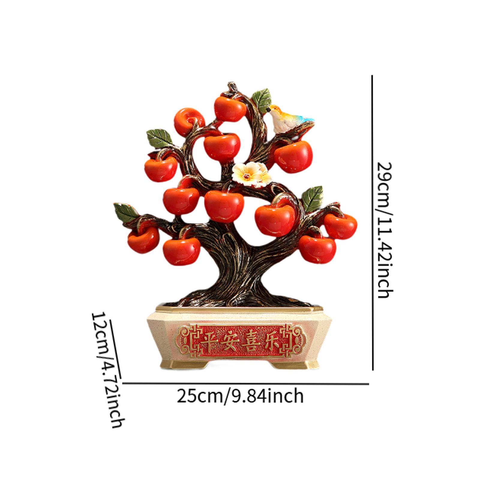 Apple Tree Statue Tabletop Orn - Resin Art Table Top recension och pris