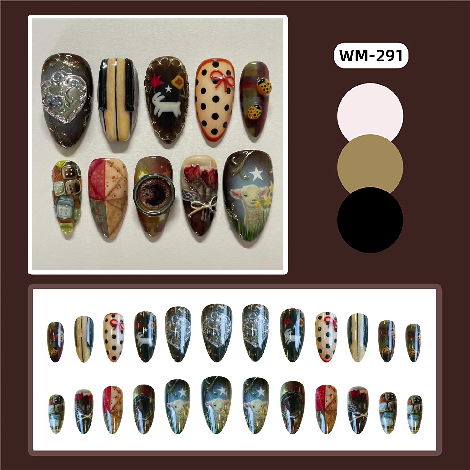 24pcs Vintage Country Style Fa - Resin Art Liquid recension och pris