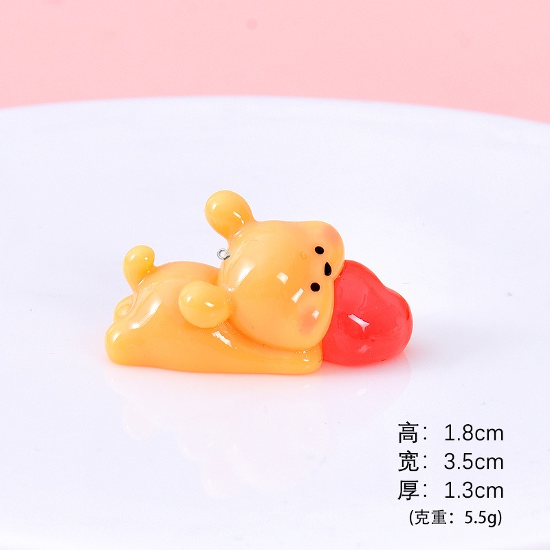 5Pcs Cartoon Dog Resin Charms  - Resin Art Earrings Material recension och pris