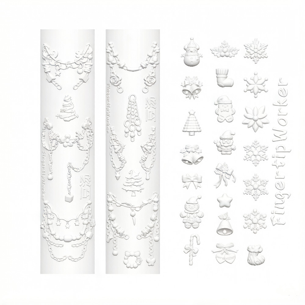 Christmas 3D Silicone Mold for - Xmas Resin Art recension och pris