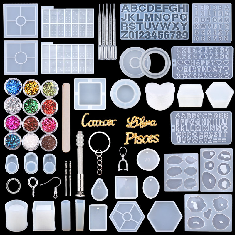 Silicone Resin Molds Kit Epoxy - Resin Art Earrings Kit recension och pris