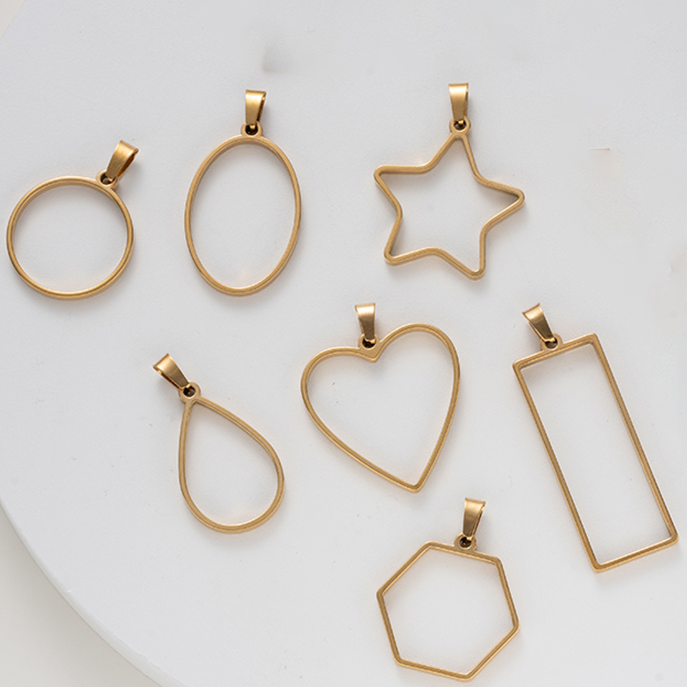5pcs Stainless Steel Open Back - Resin Art For Sale recension och pris
