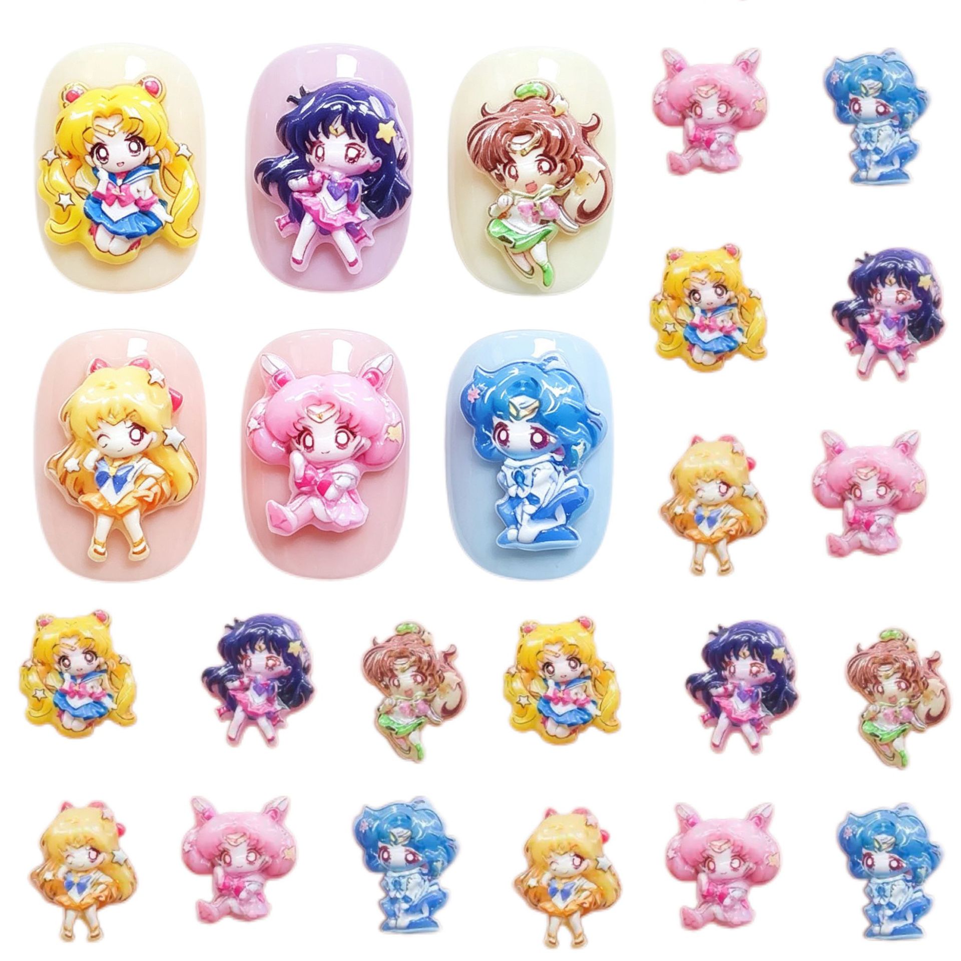 30/100pcs Cartoon for Sailor M - Resin Art Gel recension och pris