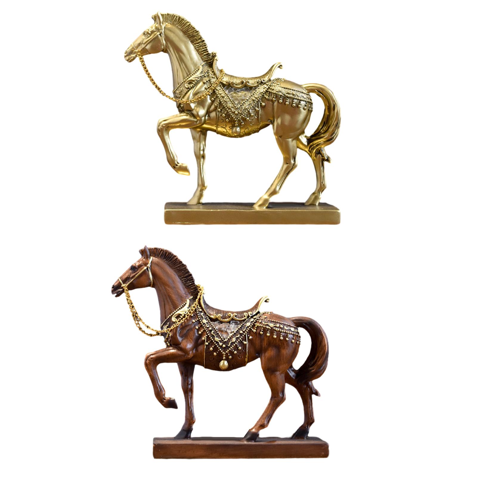Horse Figurine Horse Statue Ta - Resin Art Table Top recension och pris