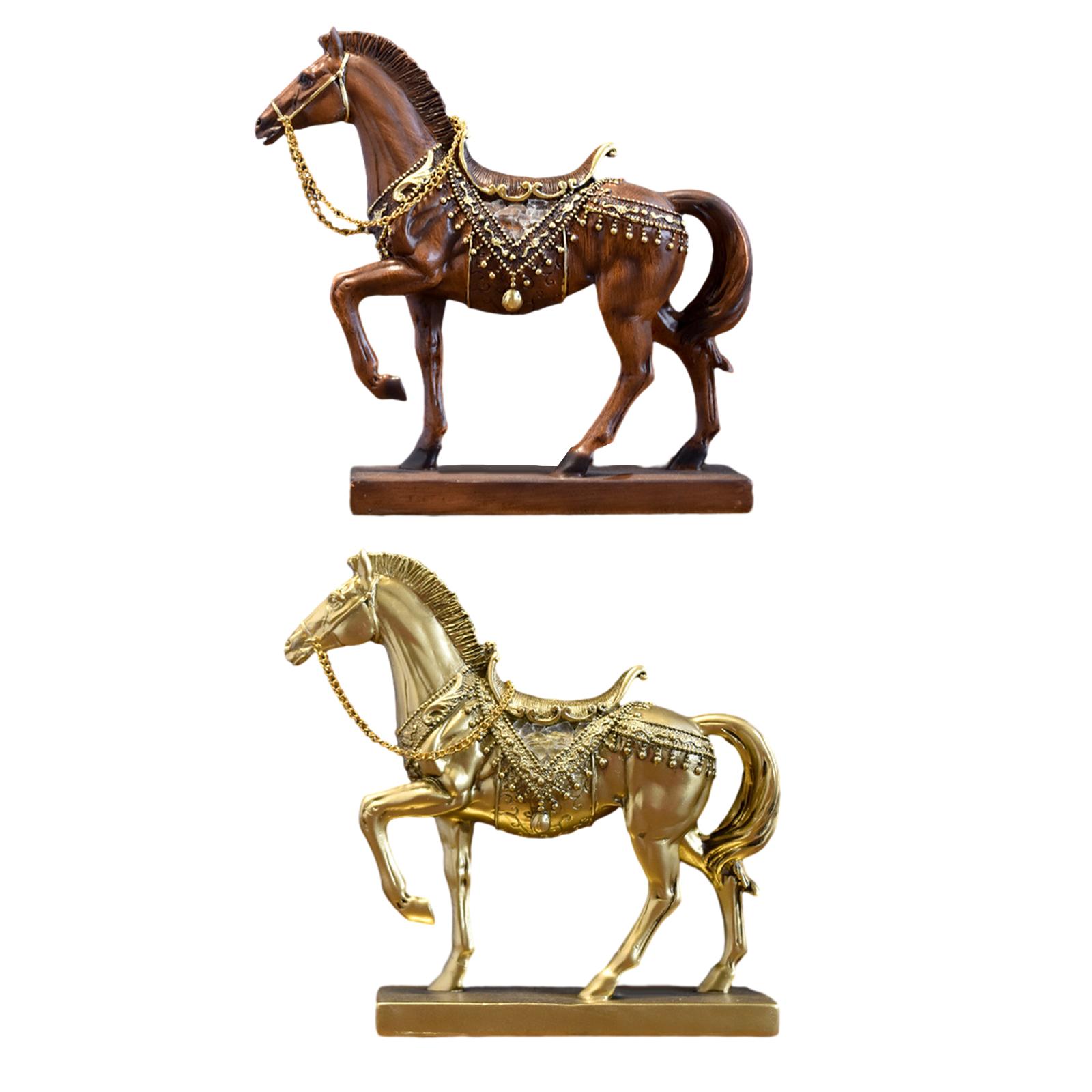 Horse Figurine Horse Statue Ta - Resin Art Table Top recension och pris