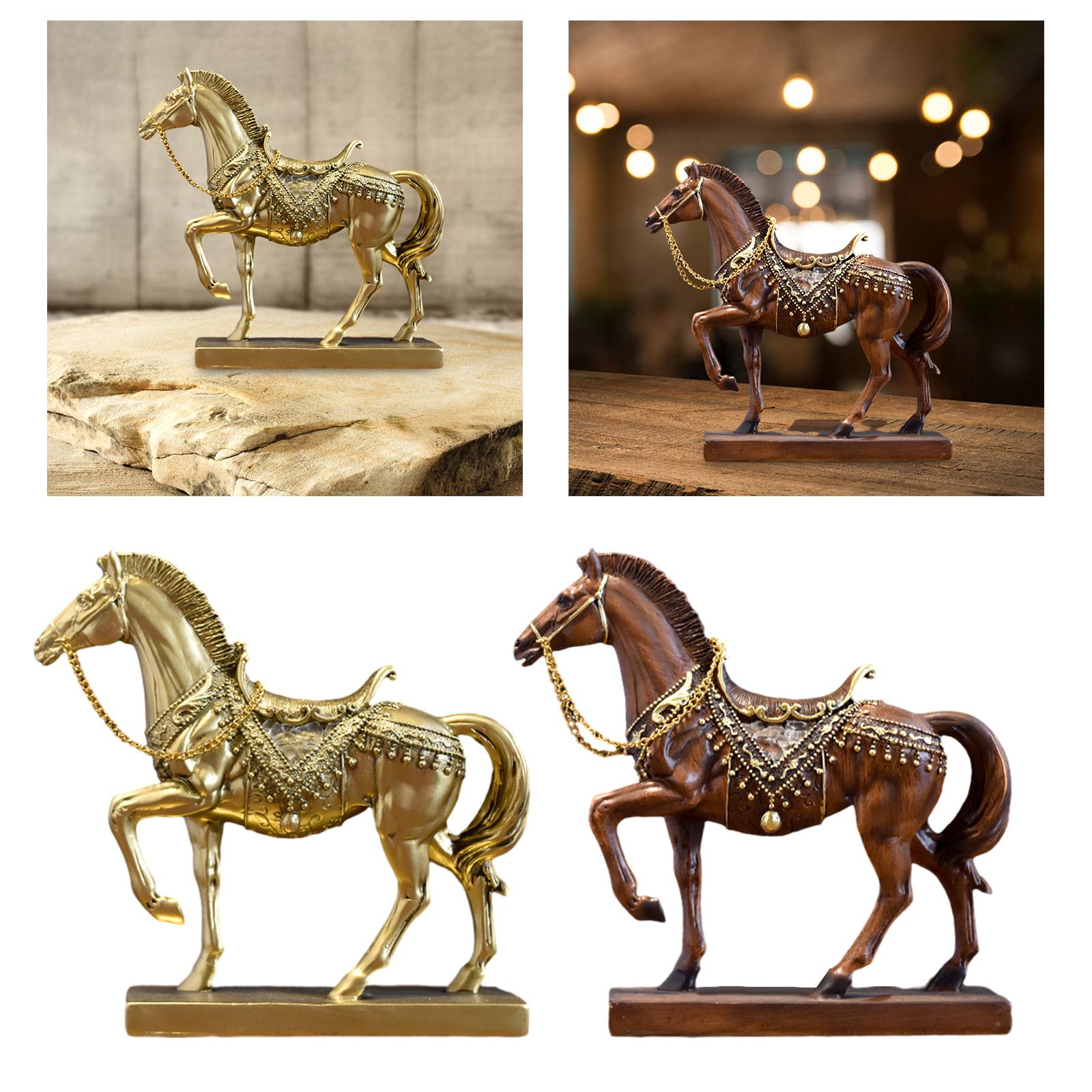 Horse Figurine Horse Statue Ta - Resin Art Table Top recension och pris