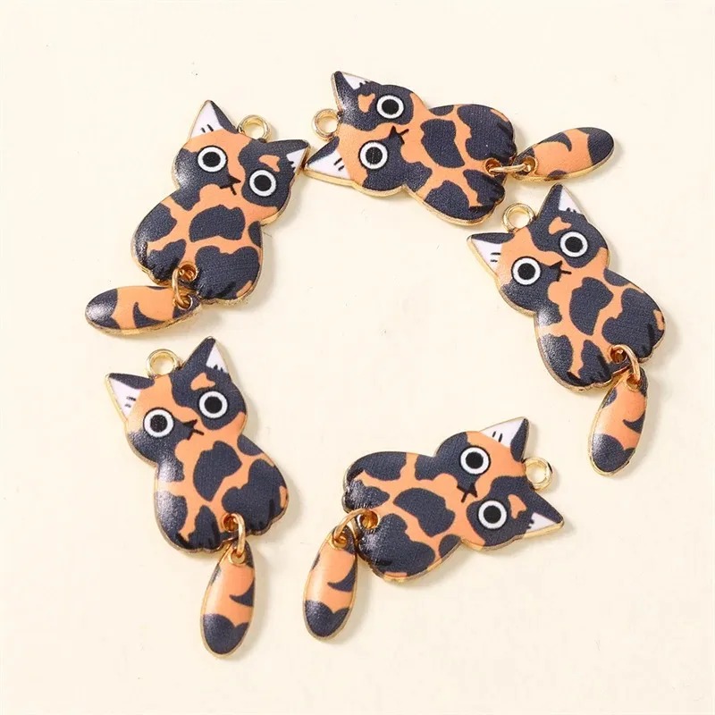10Pcs 16×39mm Cute Cartoon Cat - Resin Art For Sale recension och pris