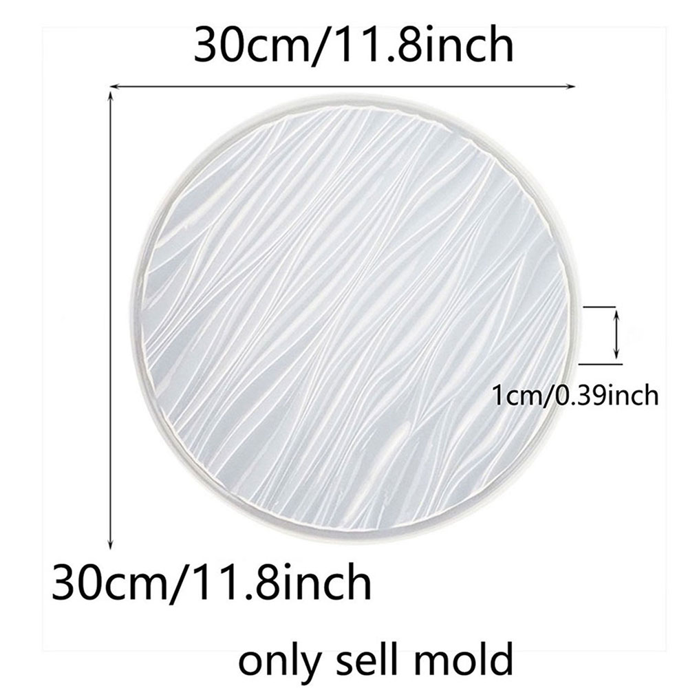 Large Round Tray Silicone Mold - Resin Art Liquid recension och pris