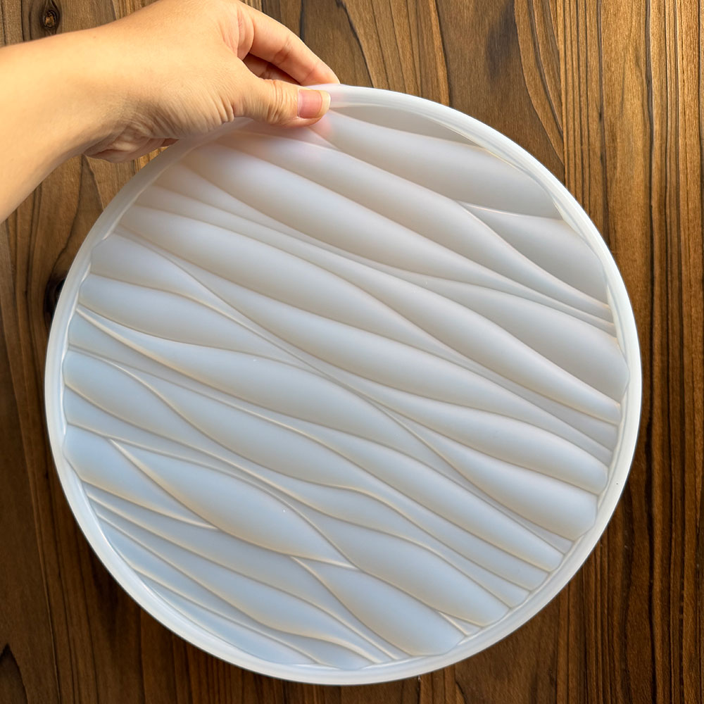 Large Round Tray Silicone Mold - Resin Art Liquid recension och pris