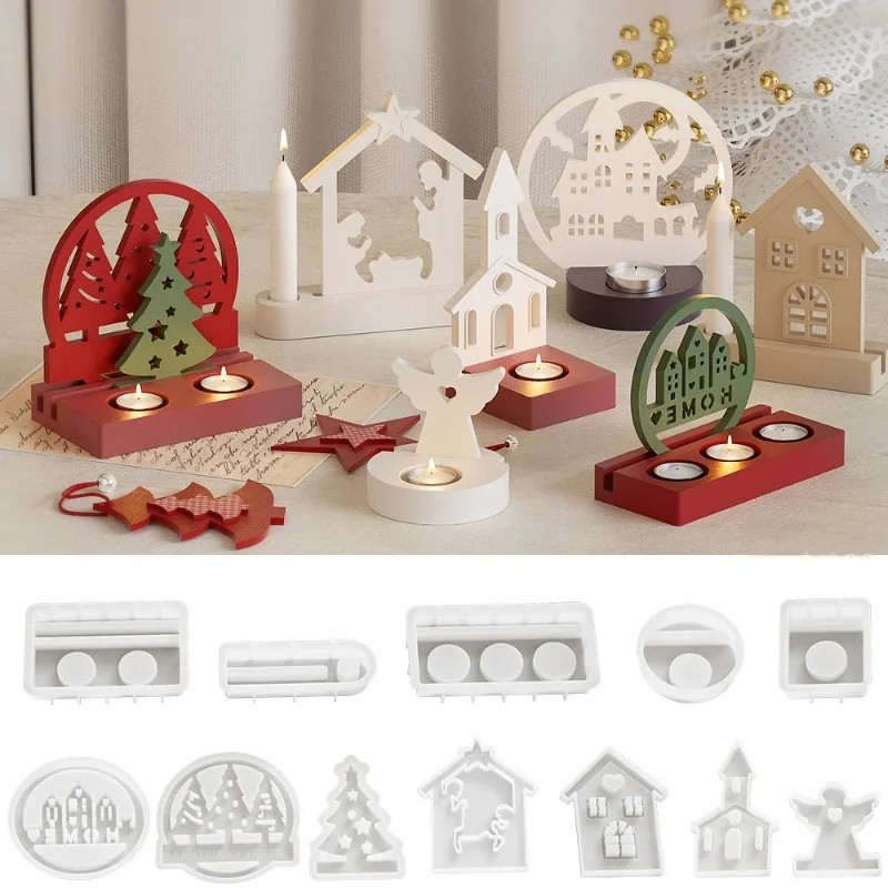 Halloween Christmas  Candle Ho - Xmas Resin Art recension och pris