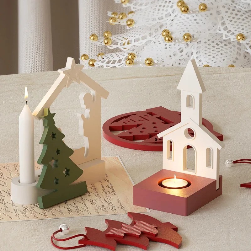 Halloween Christmas  Candle Ho - Xmas Resin Art recension och pris