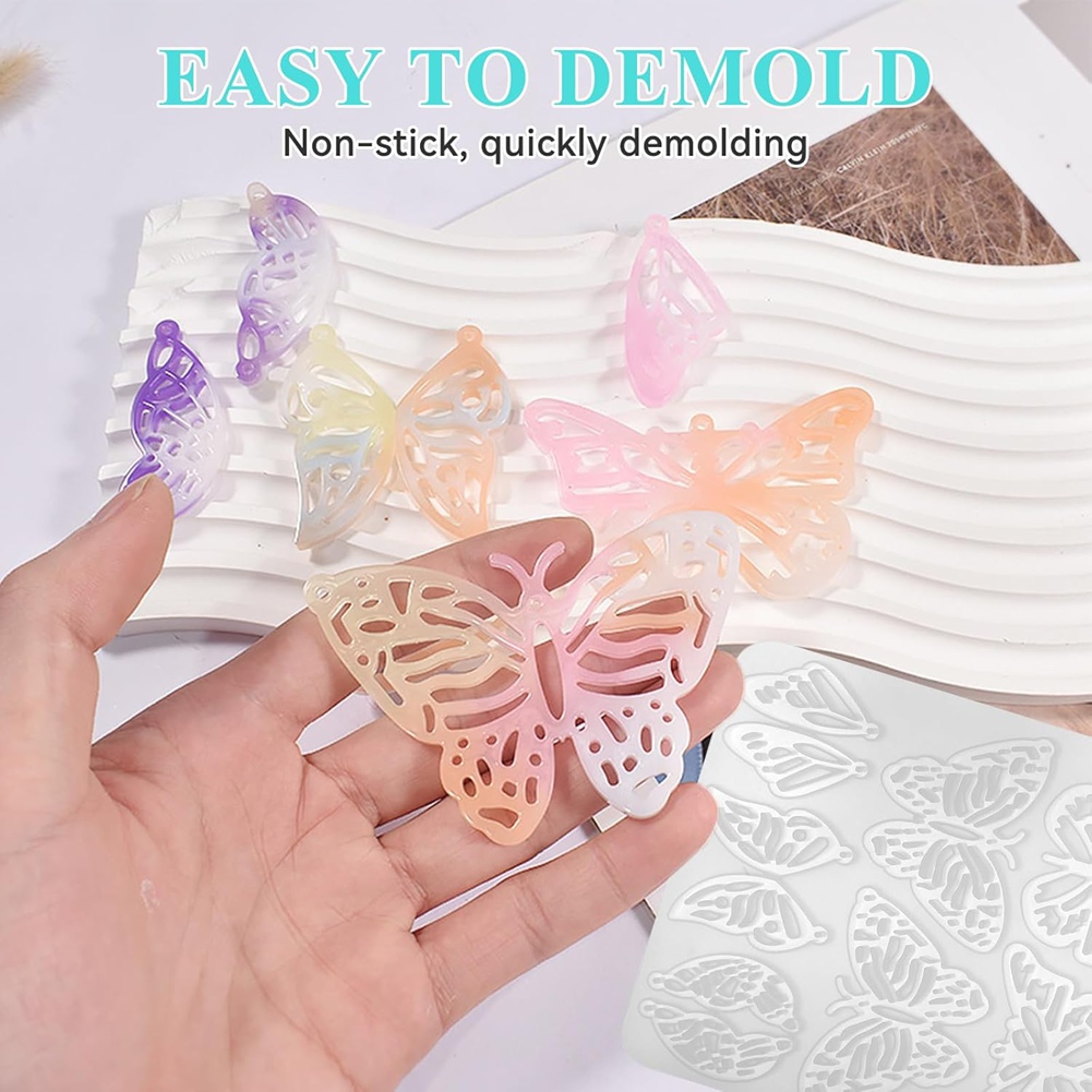 A78I 143Pcs Resin Earring Mold - Resin Art Earrings Kit recension och pris