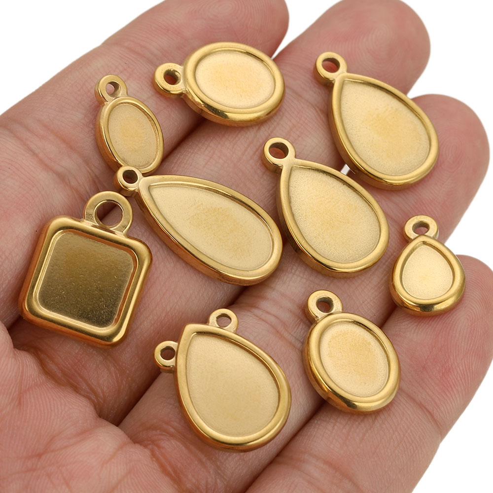 5pcs Stainless Steel Square Dr - Resin Art For Sale recension och pris