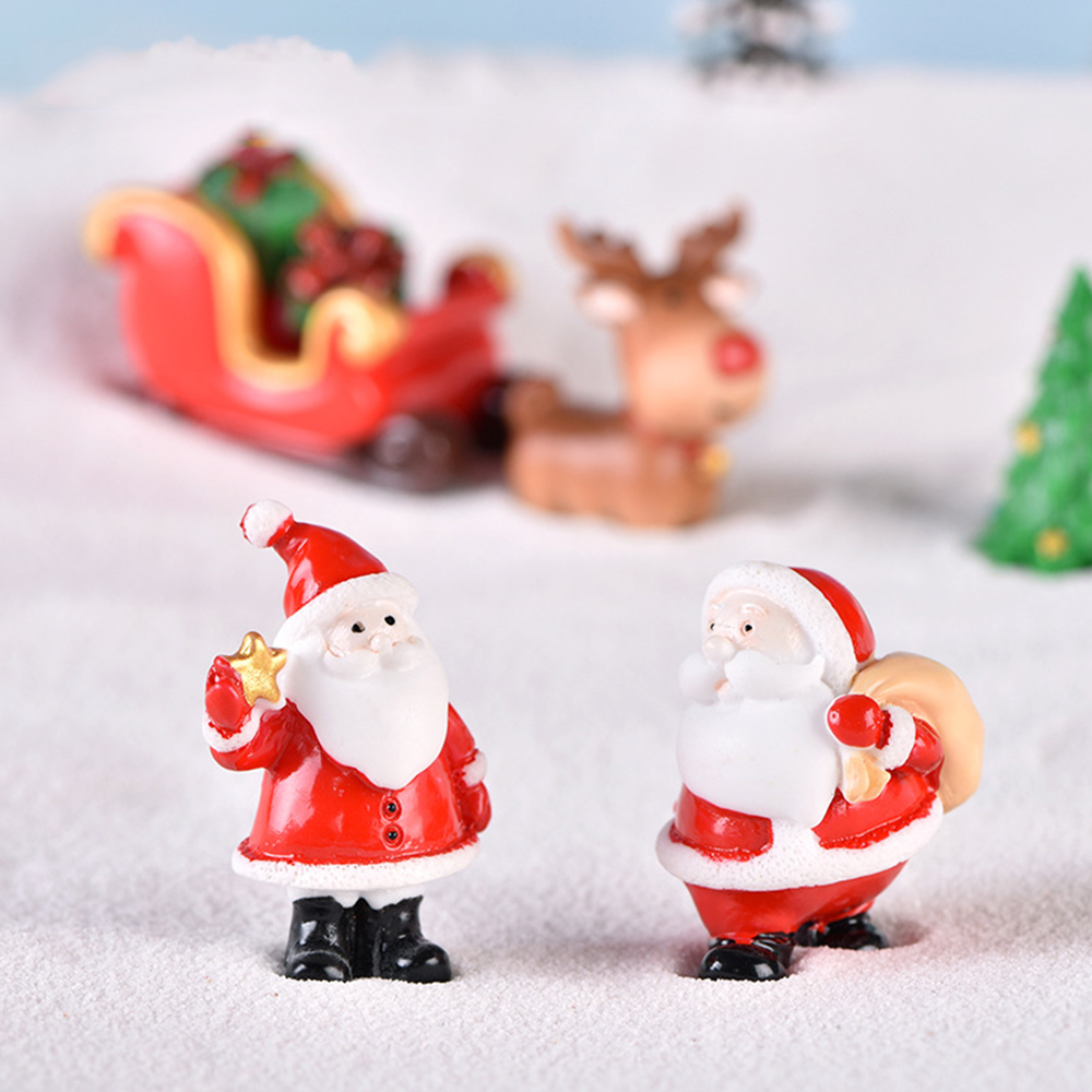 1pc Resin Santa Claus Ornament - Xmas Resin Art recension och pris