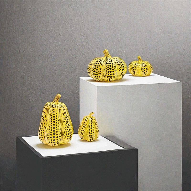 Yellow Pumpkin Resin Pigeon Ow - Resin Art Gift For Wedding recension och pris