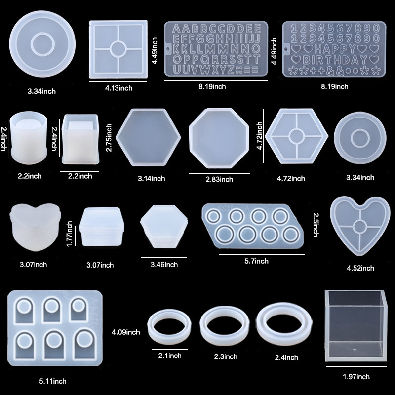 Silicone Resin Molds Kit Epoxy - Resin Art Earrings Kit recension och pris
