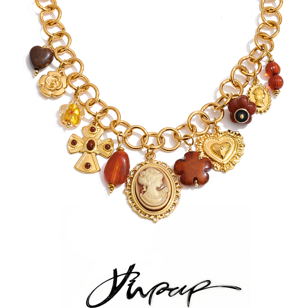 Yhpup Exclusive Design Handmad - Resin Art Necklace recension och pris