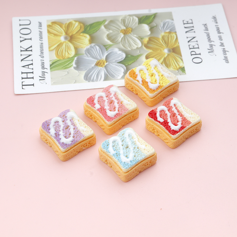 30/300pcs Mini Toast Biscuits  - Resin Art Earrings Material recension och pris