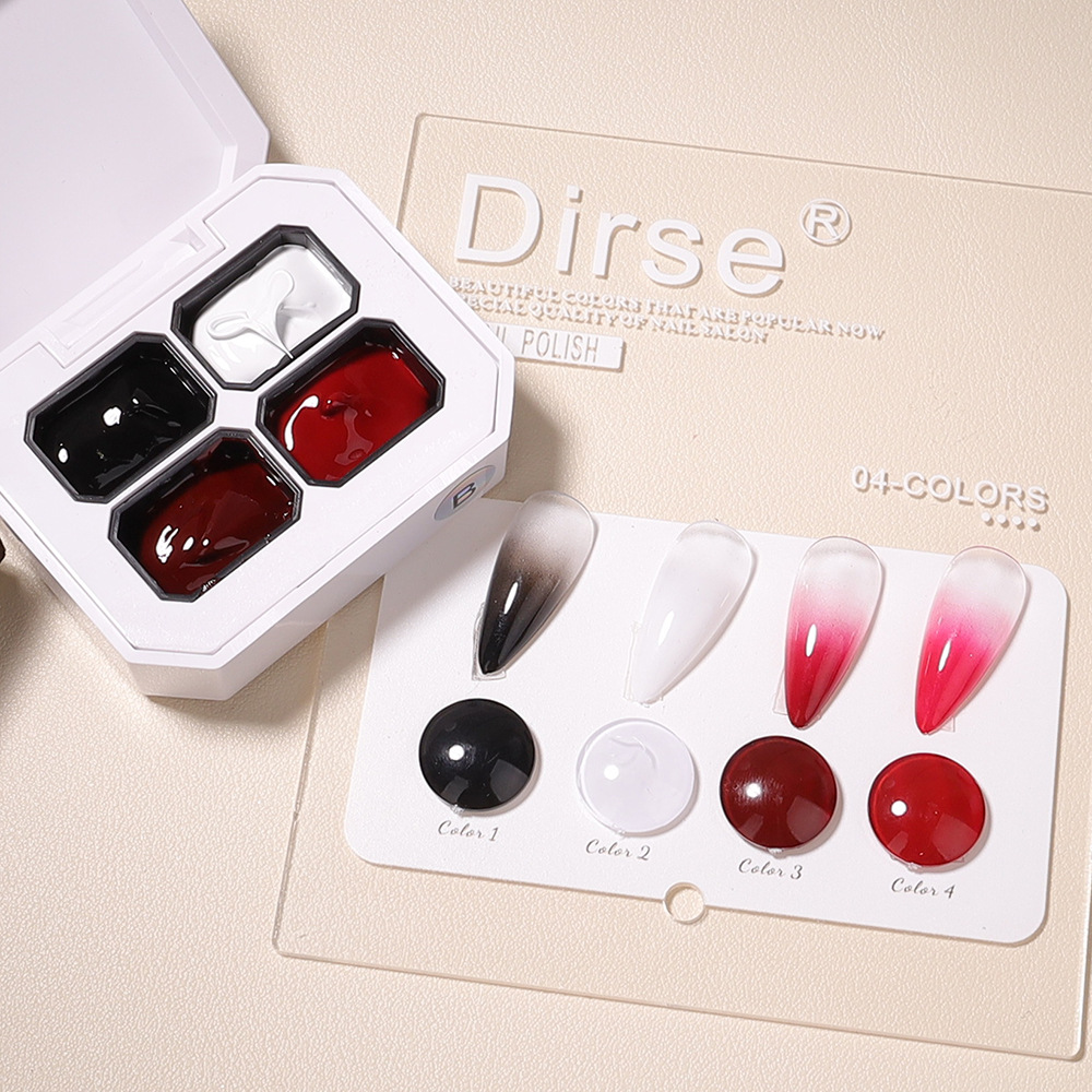 1pc Solid Color 6-grid Nail Pa - Resin Art Gel recension och pris