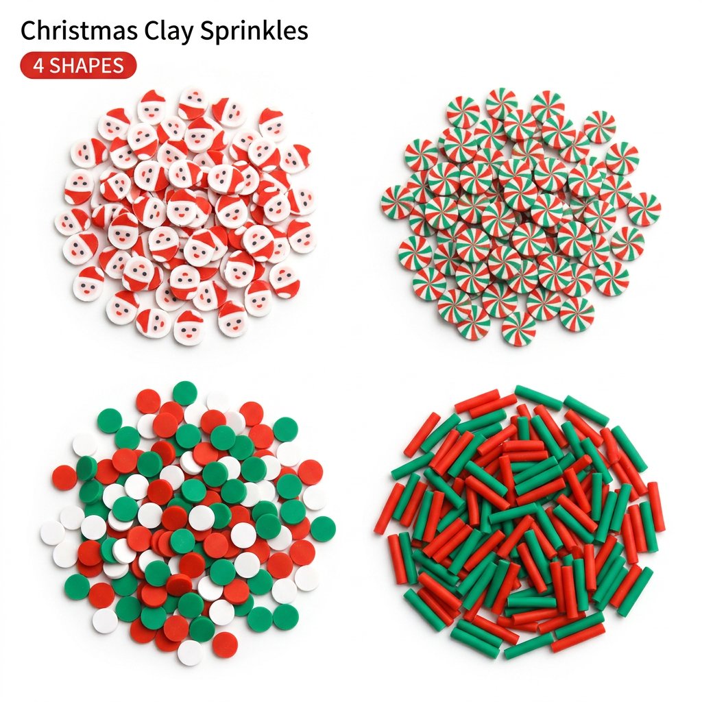 1500pcs Christmas Clay Sprinkl - Resin Art Clay recension och pris
