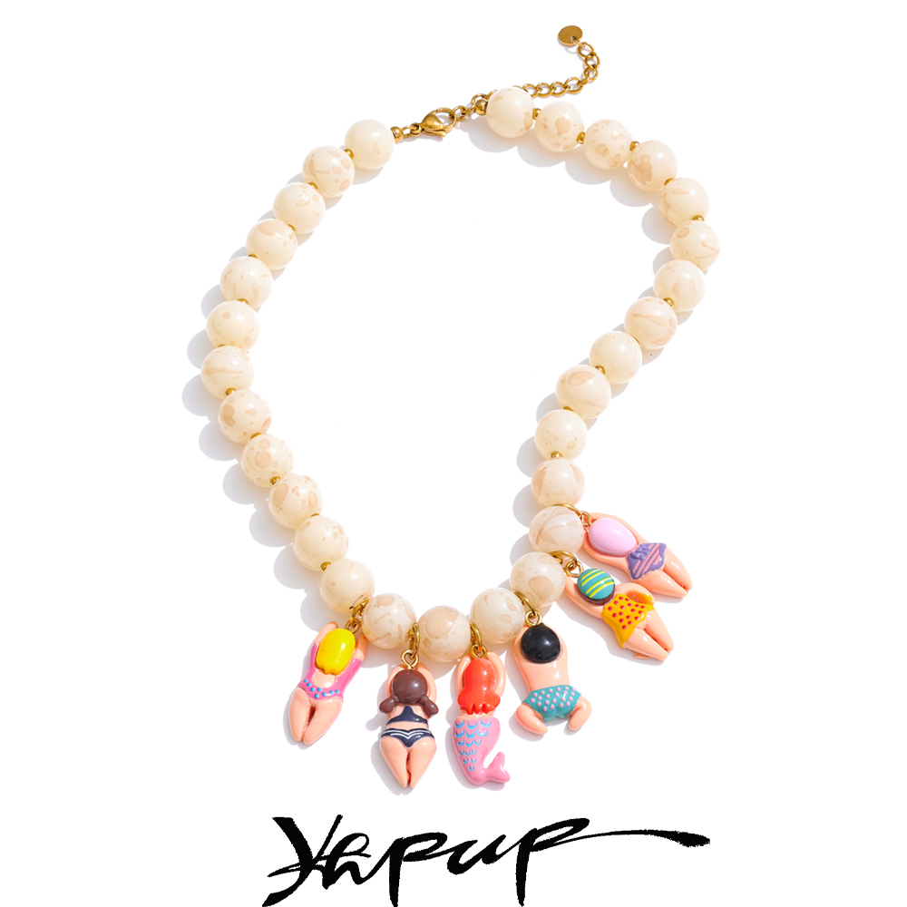 Yhpup Stylish Unique Handmade  - Resin Art Necklace recension och pris
