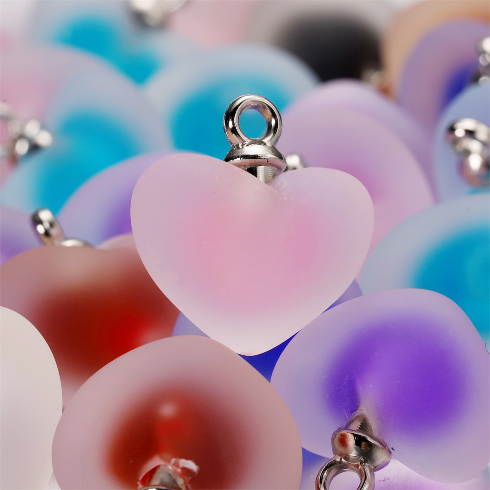 10pcs/lot Resin Frosted Multic - Resin Art Necklace recension och pris