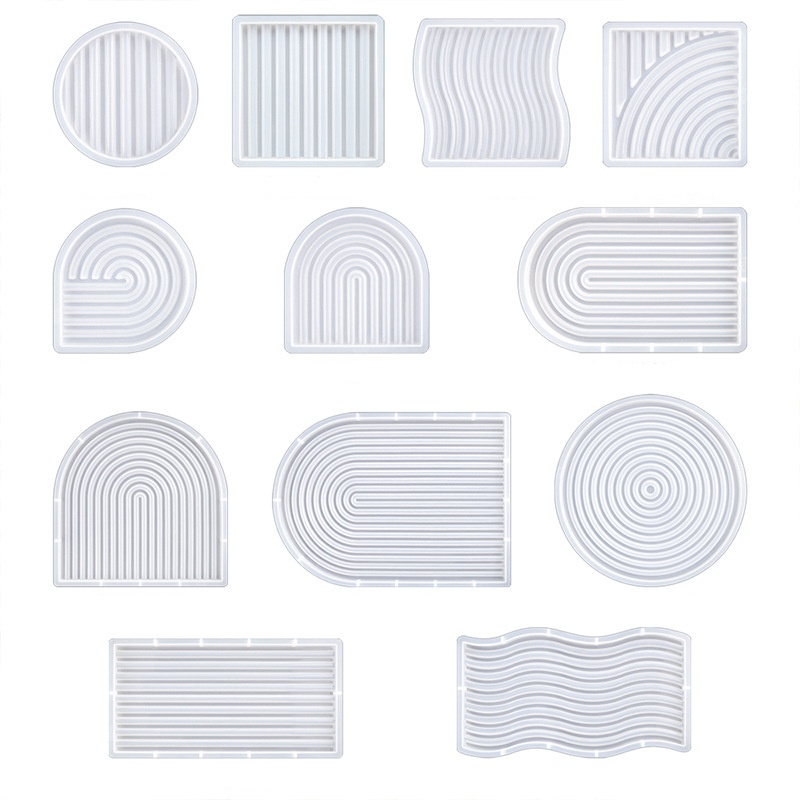 DIY Striped Wave Tray Mold For - Resin Art Liquid recension och pris