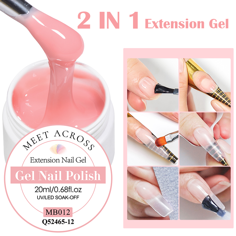 MEET ACROSS 20ml Extension Gel - Resin Art Price recension och pris