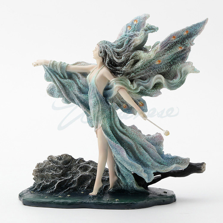 Ethereal Ocean Wave Wing Fairy - Resin Art Gift For Wedding recension och pris