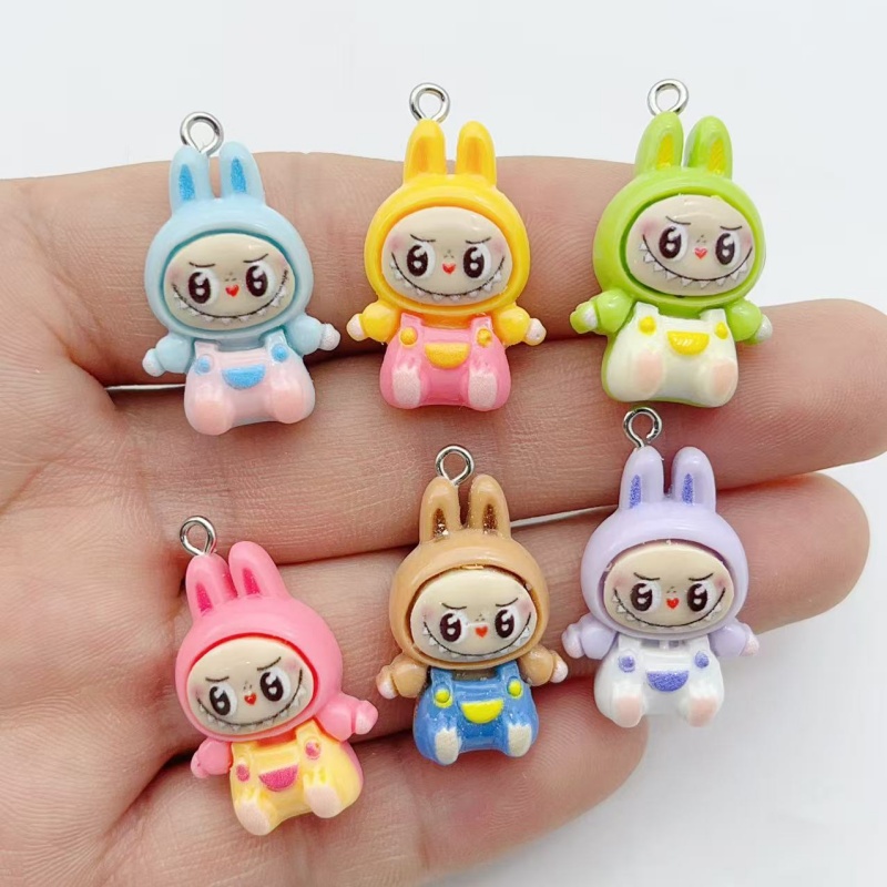 10Pcs Kawaii Rabbit Strawberry - Resin Art For Sale recension och pris