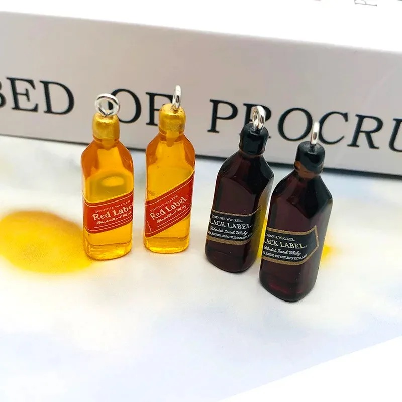 10Pcs Tiny Wine Bar Bottle Res - Resin Art For Sale recension och pris