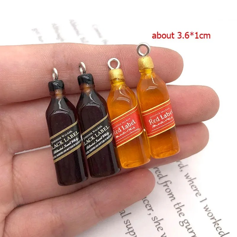 10Pcs Tiny Wine Bar Bottle Res - Resin Art For Sale recension och pris
